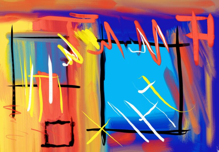 unique abstract digital brand identity