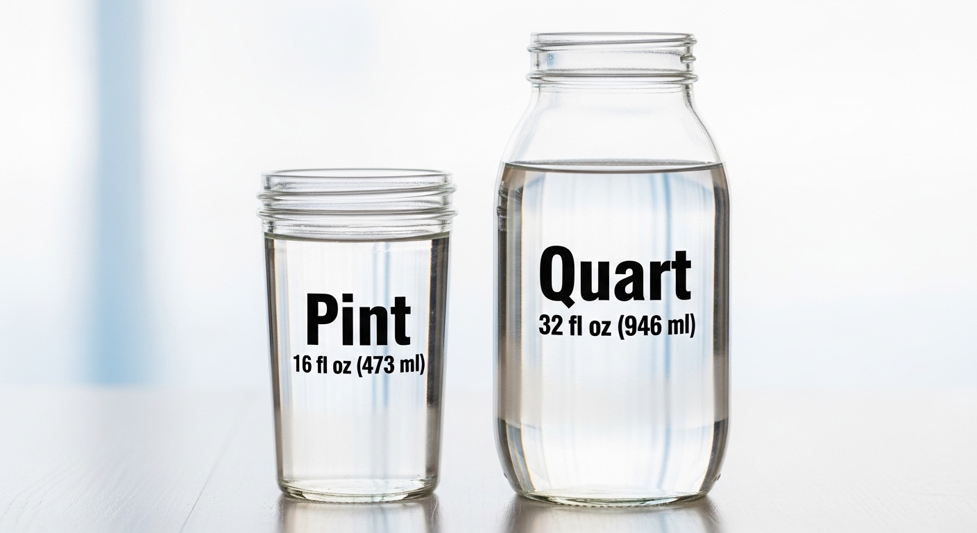 Pint vs Quart