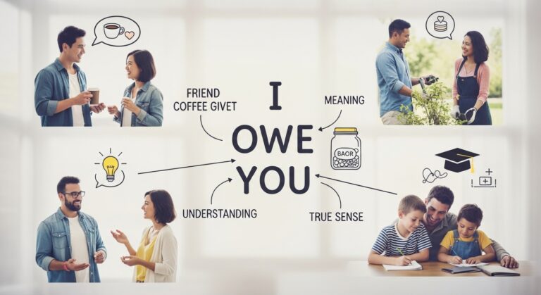 I owe you meaning