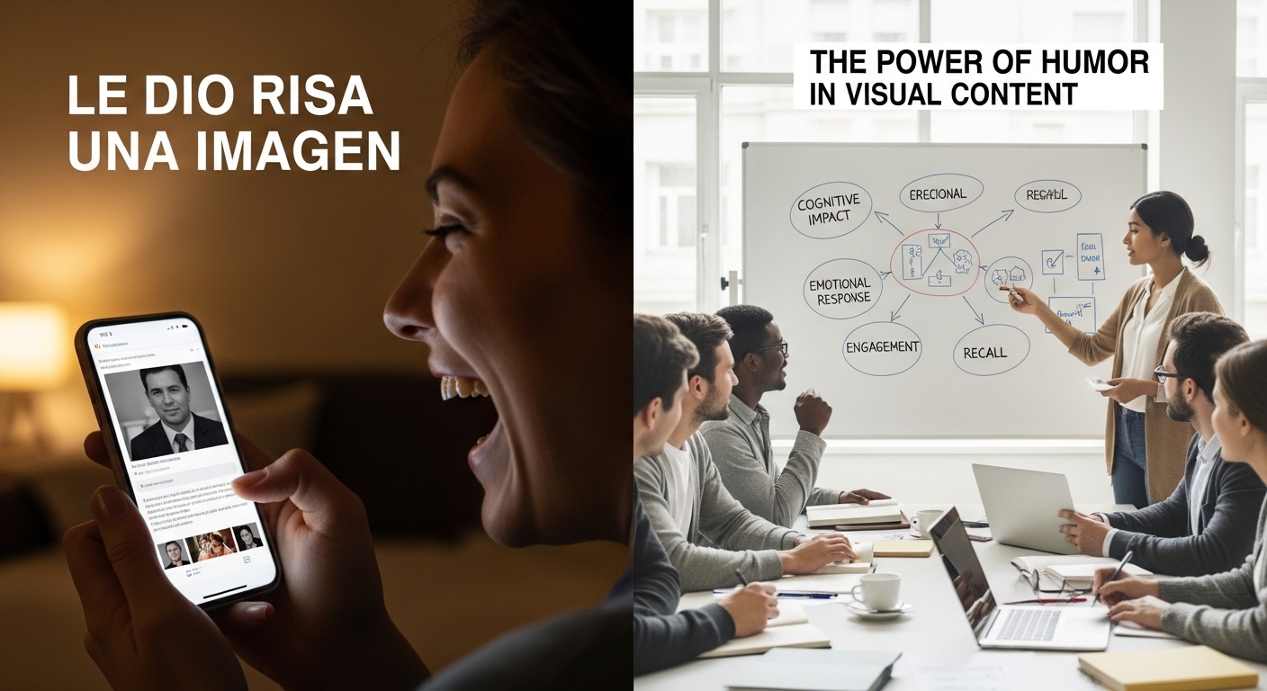 le dio risa una imagen
