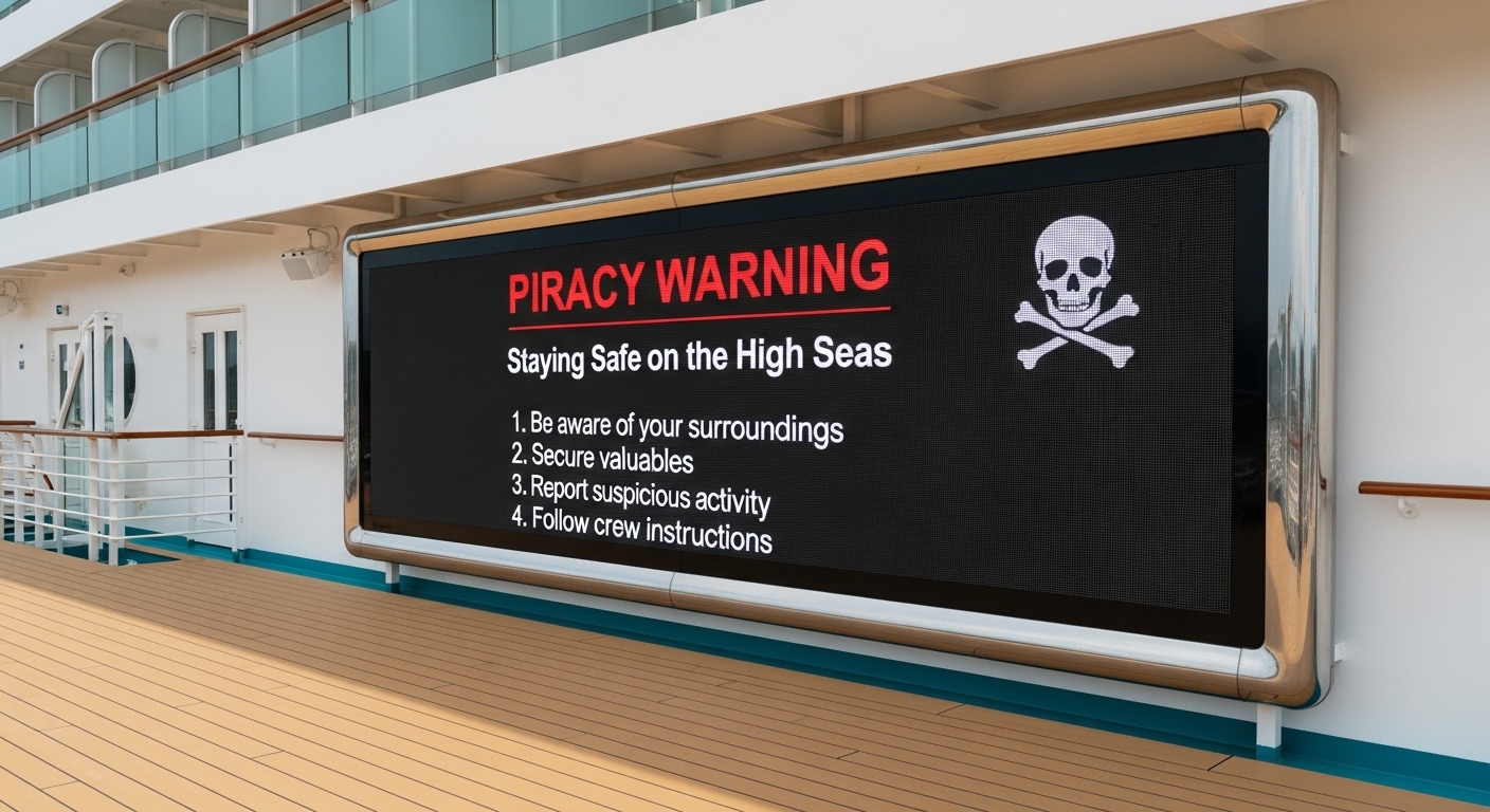 Piracy Warning Luxury Cruise Passengers