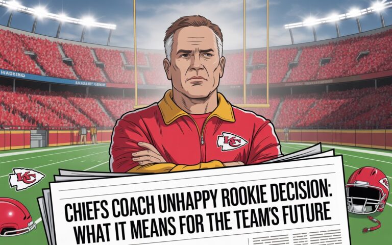 Chiefs Coach Unhappy Rookie Decision