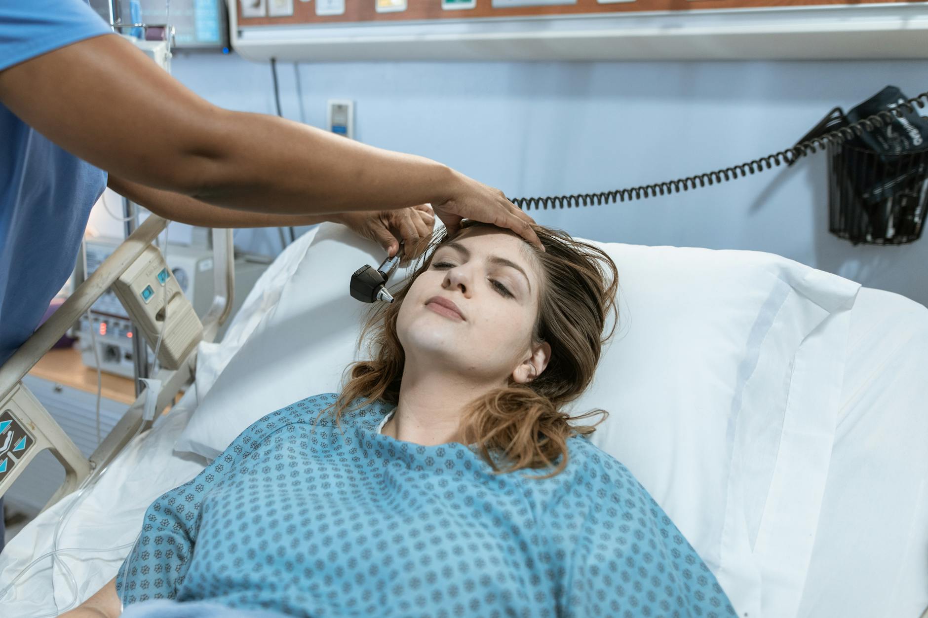 patient using healthcare portal