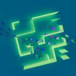 abstract digital network